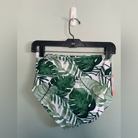 NWT Maven Thread Green Leaf Tropics Print High-Waisted Bikini Bottom Size XS - Picture 5 of 6